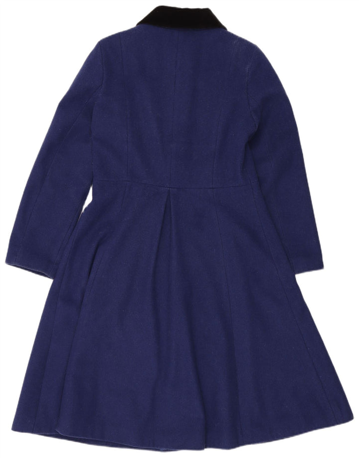 Monsoon Damenmantel UK 10 Small Blue Colourblock