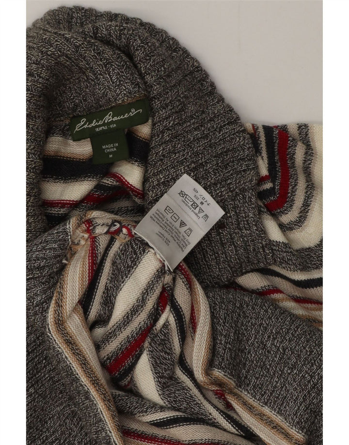 Eddie Bauer Damen-Pullover mit Knopfkragen, Gr. 14, mittelmehrfarbig