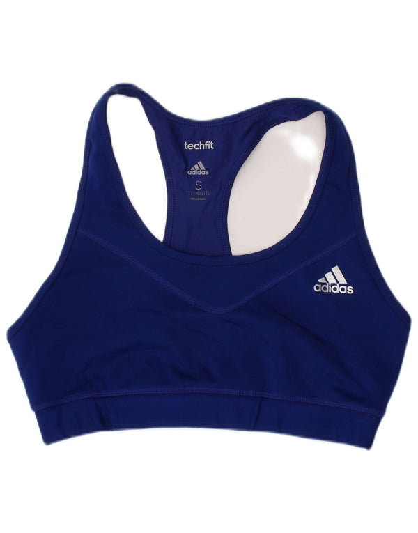 Adidas Damen Tech Fit Graphic Sport-BH-Top, Größe S, Marineblau, Sport