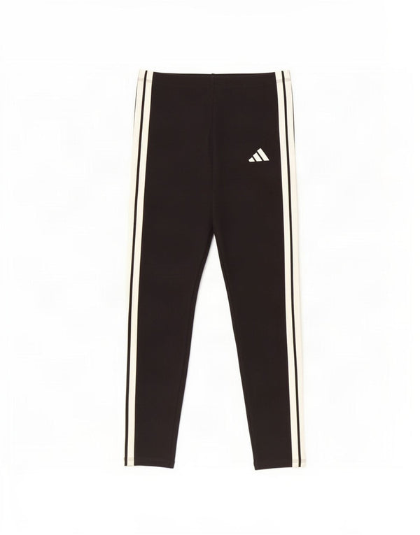 Adidas Damen Crop Leggings UK 12/14 Mittelschwarze Baumwolle
