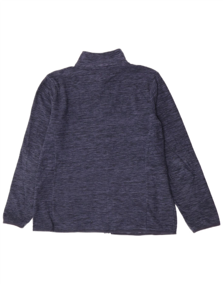 Mountain Warehouse Fleecejacke für Damen, UK 16, Größe L, Marineblau meliert