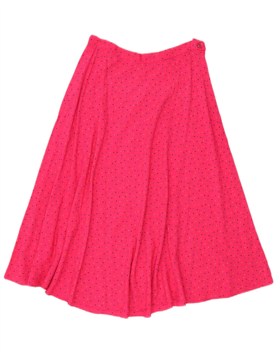 Vintage Damen A-Linie Rock W26 Klein rosa gefleckt