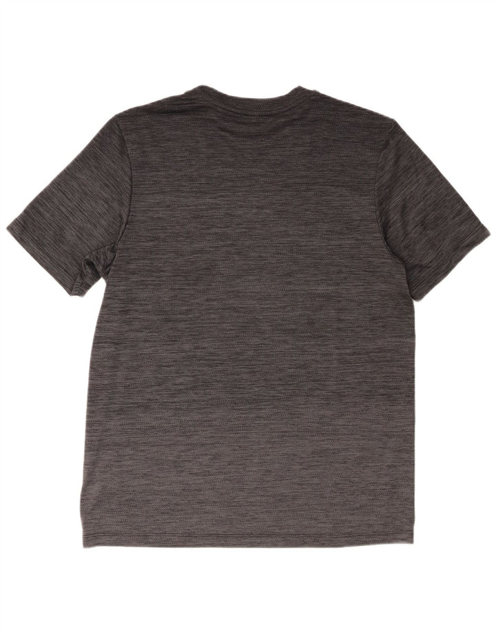Adidas Herren T-Shirt Top Mittelgrau geflecktes Polyester