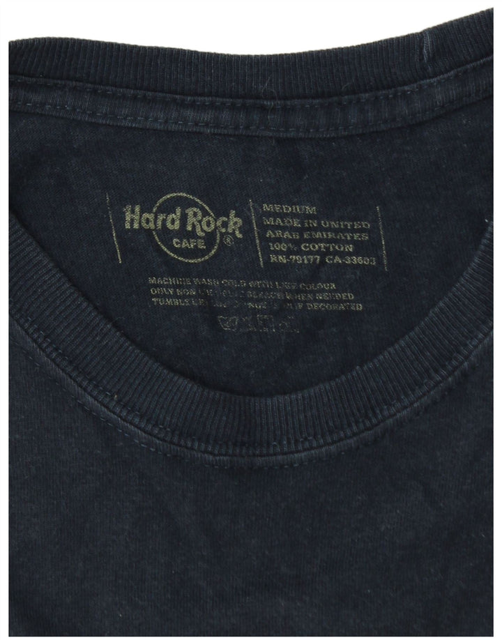 Hard Rock Herren-T-Shirt „Barcelona“ mit Grafik, mittlere marineblaue Baumwolle
