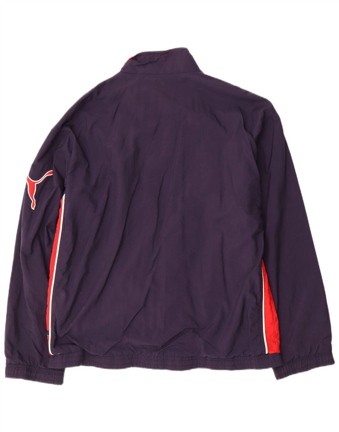 Puma Herren-Trainingsanzug-Top-Jacke, groß, Marineblau, Farbblock