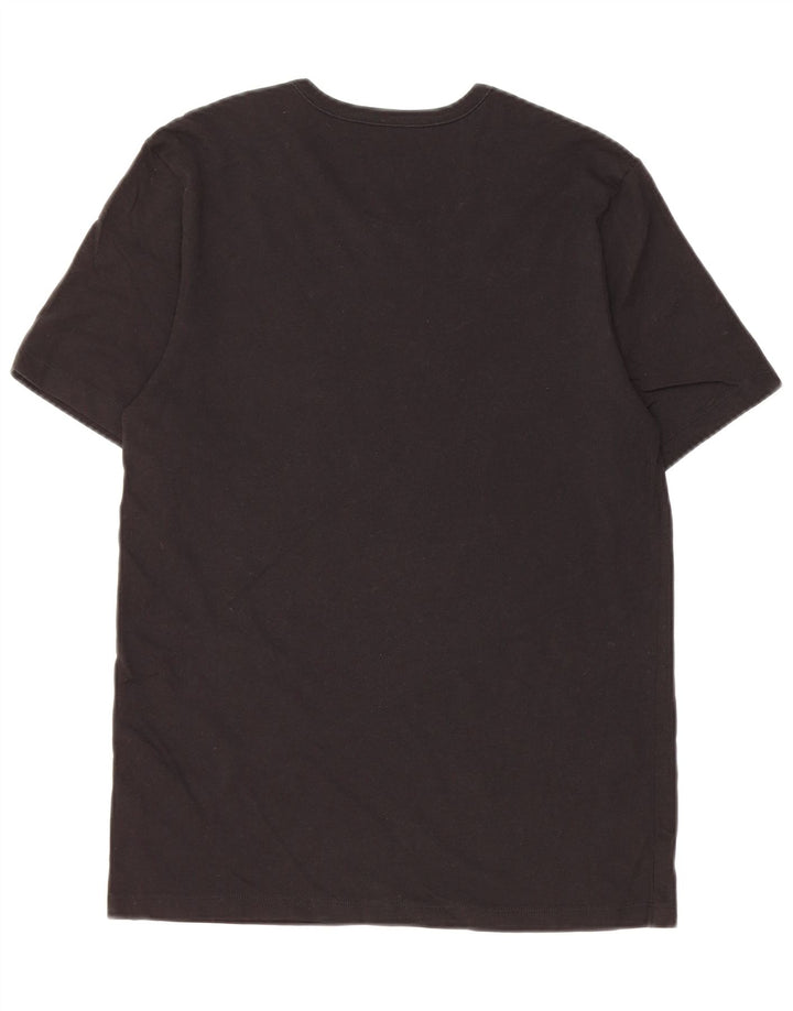 Hugo Boss Herren T-Shirt Top Small Schwarz Baumwolle