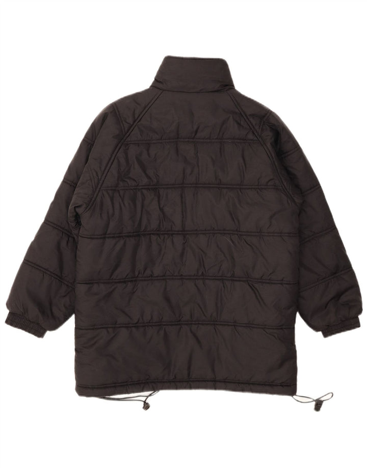 Umbro Wattierte Jacke für Jungen, 10–11 Jahre, schwarzes Nylon