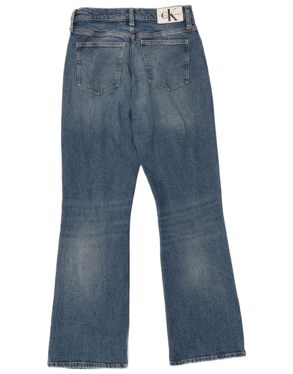 Calvin Klein Damen Bootcut Jeans W28 L30 Blaue Baumwolle