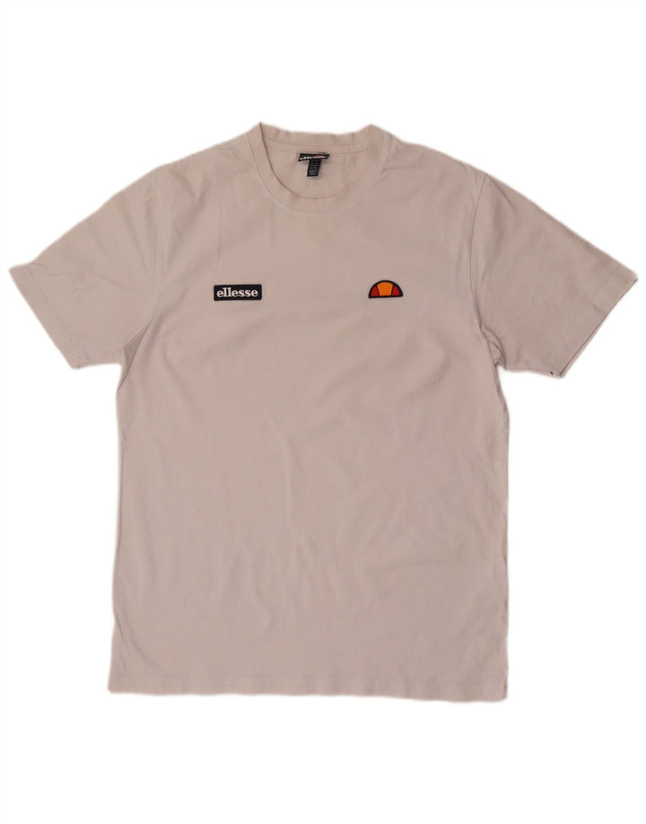 Ellesse Herren T-Shirt Top XL Weiße Baumwolle