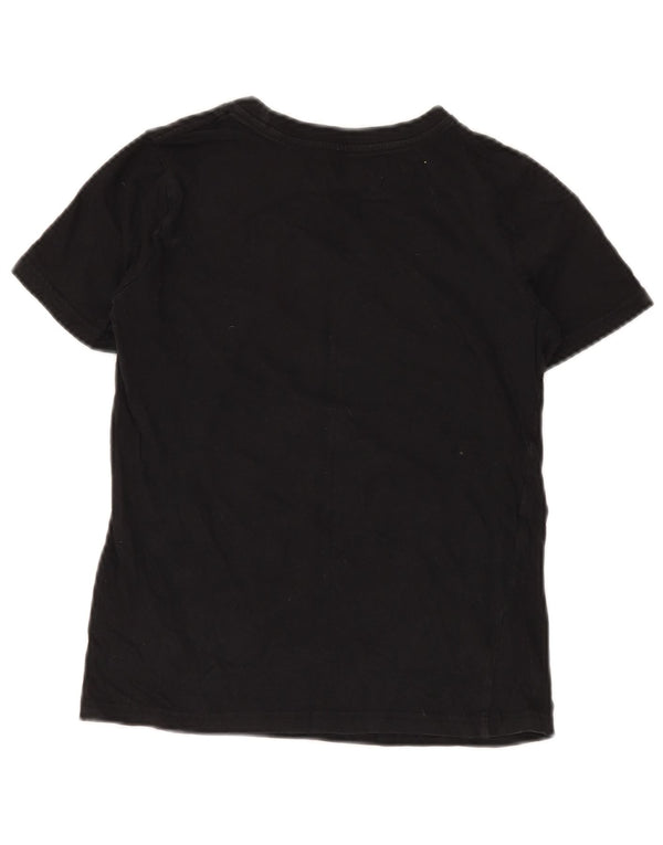 PUMA Jungen Graphic T-Shirt Top 10-11 Jahre Medium Schwarz