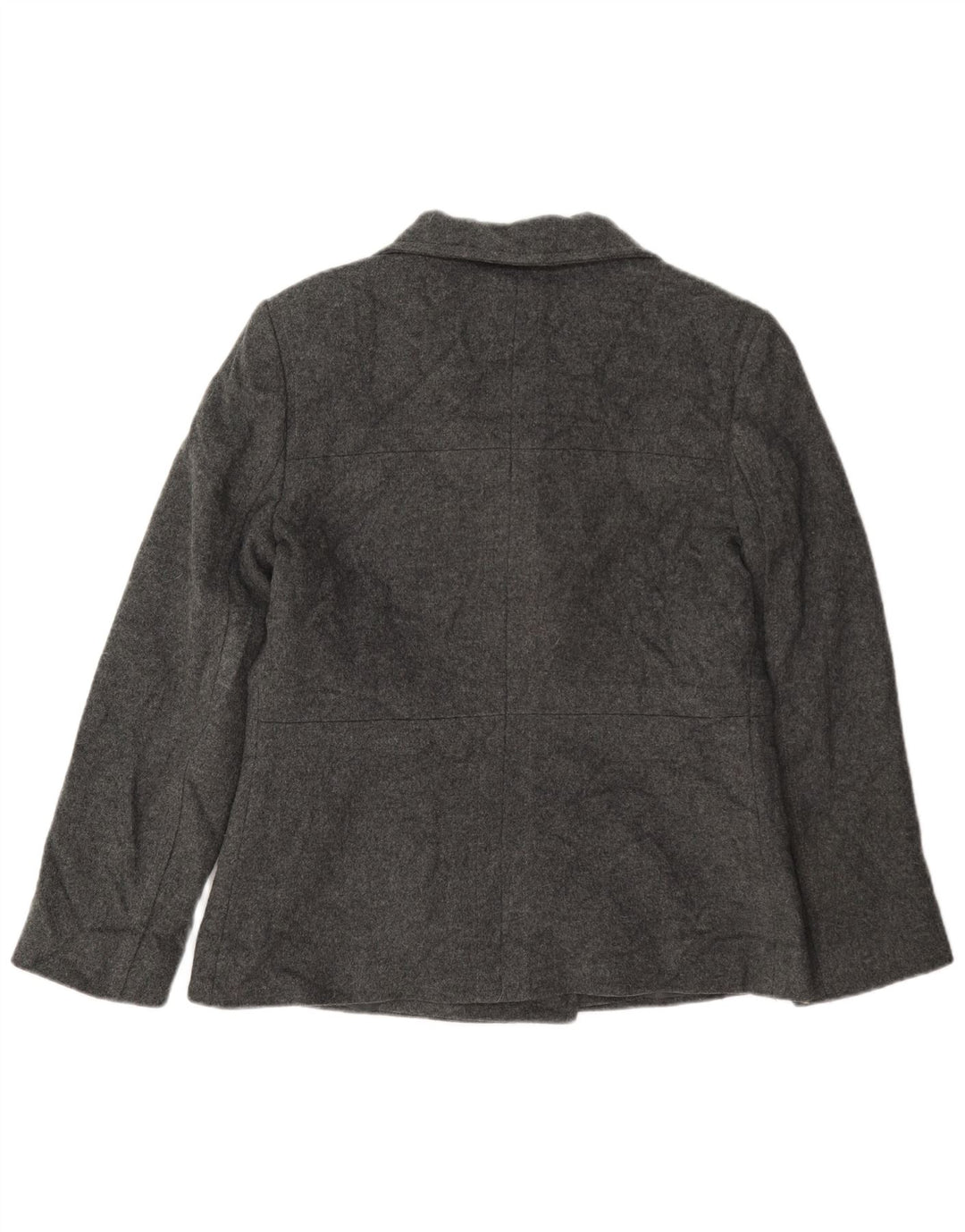 Hobbs Damen Pea Coat UK 12 Mittelgraue Wolle