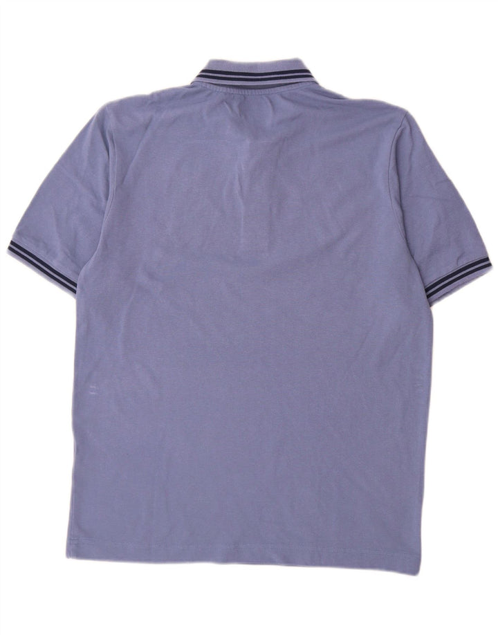 Kappa Herren-Poloshirt aus mittelblauer Baumwolle