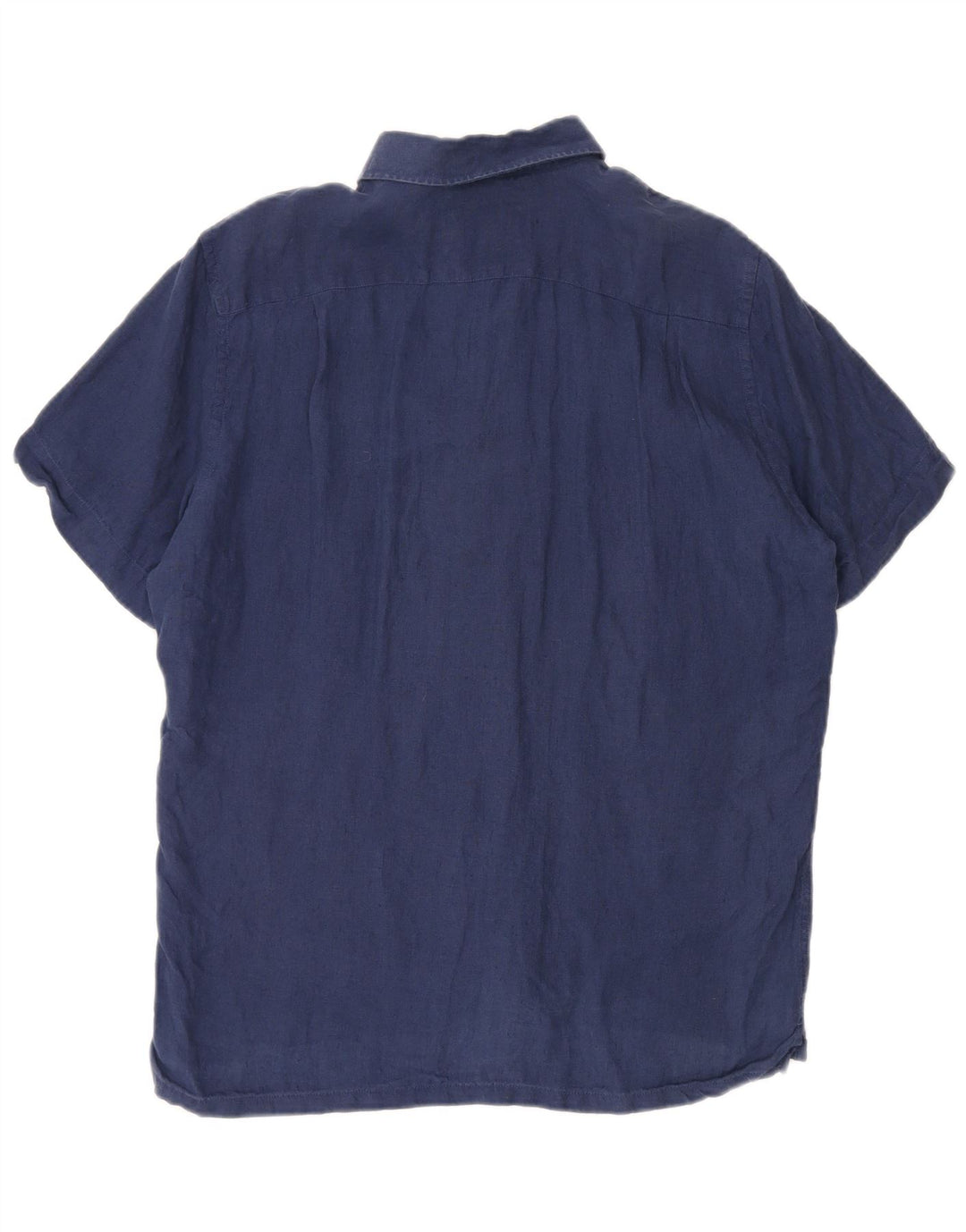 Lacoste Herren-Hemd, kurzärmelig, normale Passform, Größe 40, mittelmarineblau