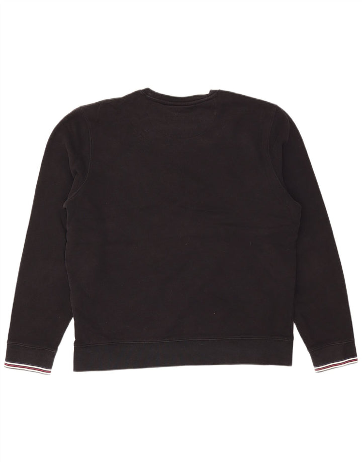 Fila Herren-Sweatshirt-Pullover, mittelschwarz, Baumwolle