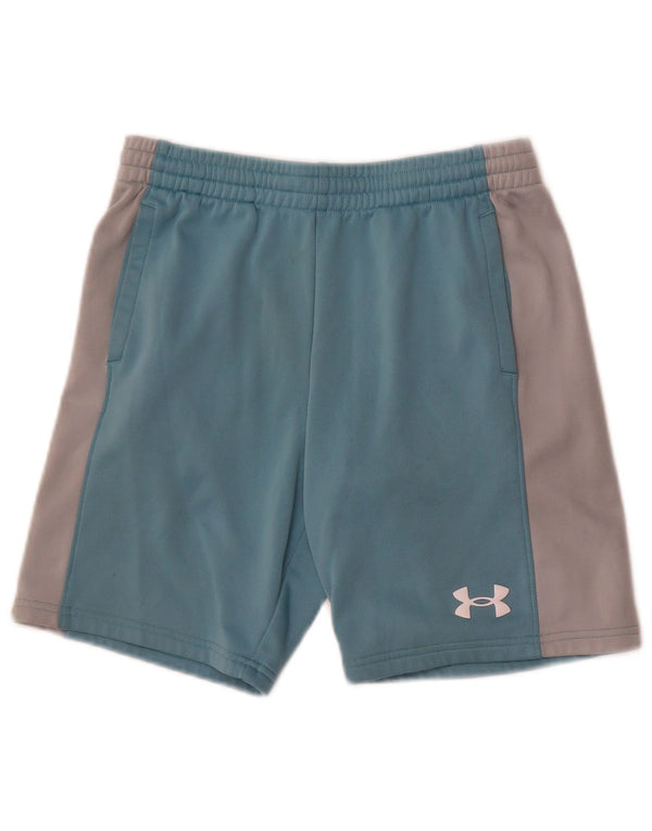 Under Armour Sportshorts für Jungen, 11–12 Jahre, Größe L, Blau, Farbblock