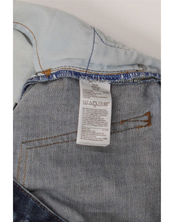 Gap Herren Slim Jeans W30 L32 Blau Elastan