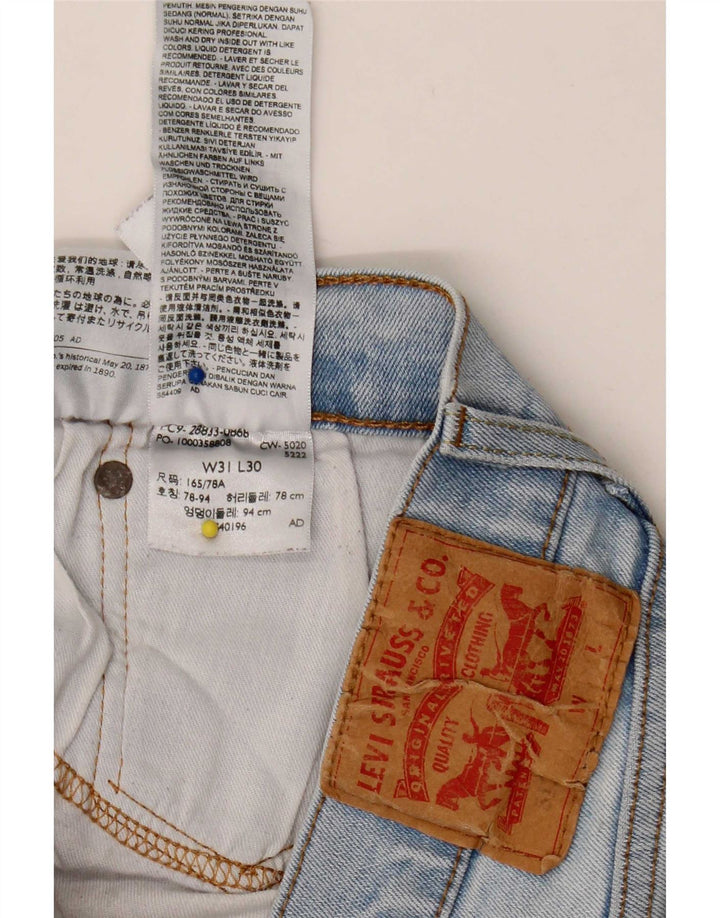 Levi's Herren 511 Slim Jeans W31 L30 Blaue Baumwolle