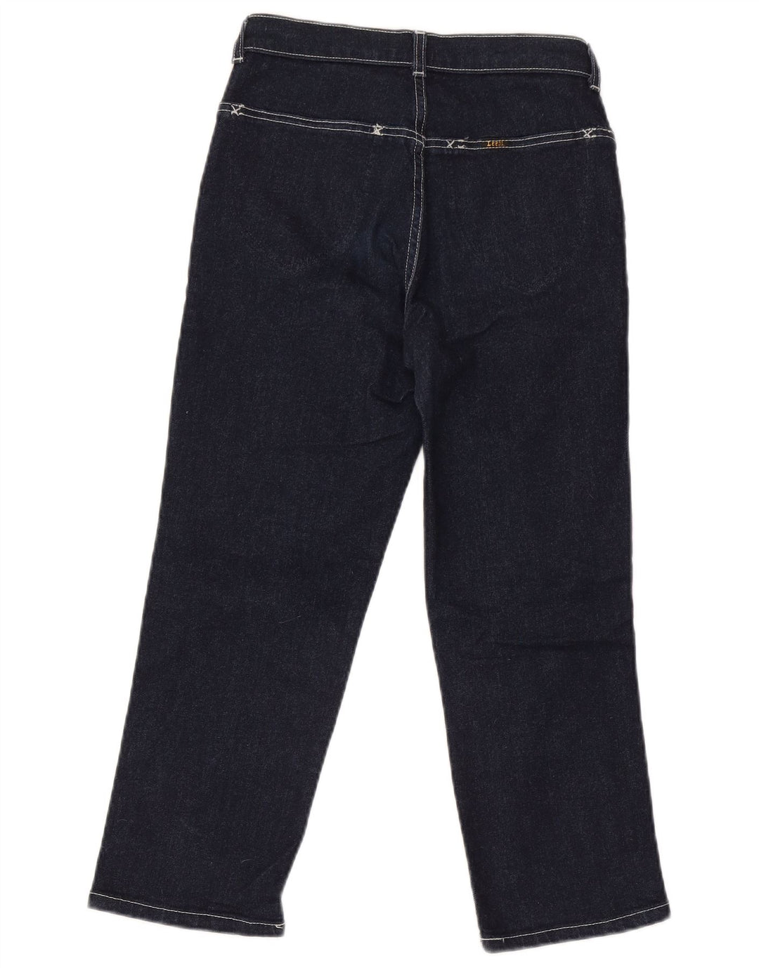 Lee Damen Capri-Jeans W28 L23 Marineblaue Baumwolle