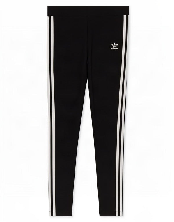 Adidas Damen Leggings UK 10 Small Schwarz Baumwolle