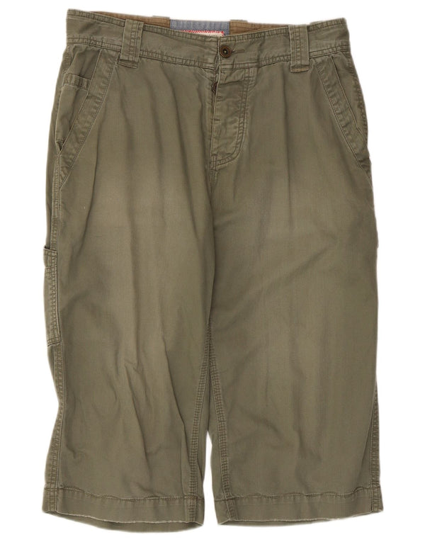 Fat Face Herren Cargo-Bermudashorts W32 Medium Khaki Baumwolle