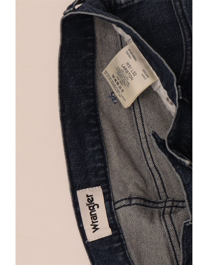 Wrangler Herren Larston Slim Jeans W31 L32 Blaue Baumwolle