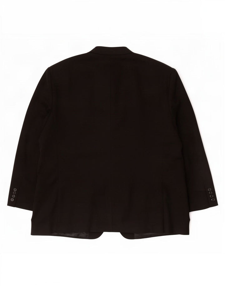 Hugo James Herren-Blazer mit 3 Knöpfen, reguläre Passform, EU 56, 3XL, Schwarz