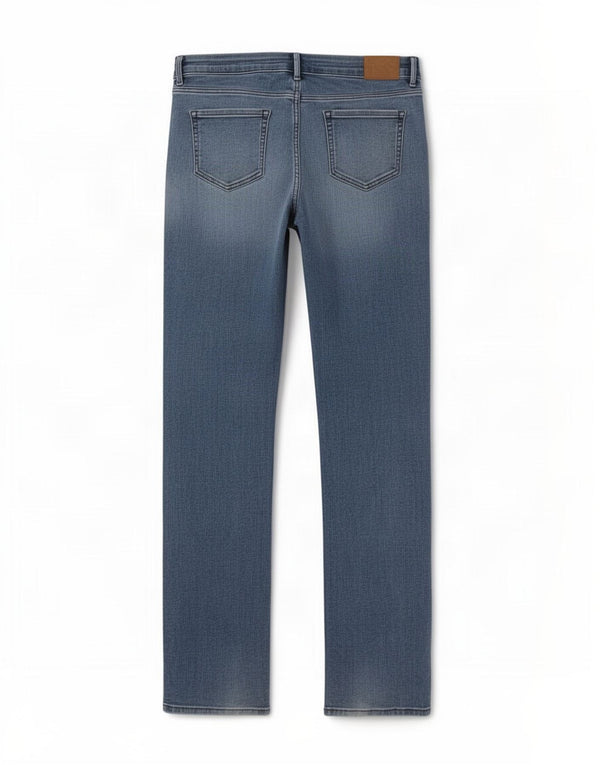 Marks & Spencer Damen The Sophia Straight Jeans UK 14 Medium W30 L32 Blau