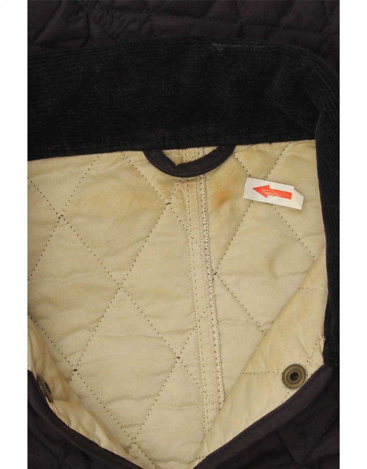 Barbour Damen Steppjacke UK 8 Small Marineblau Polyamid