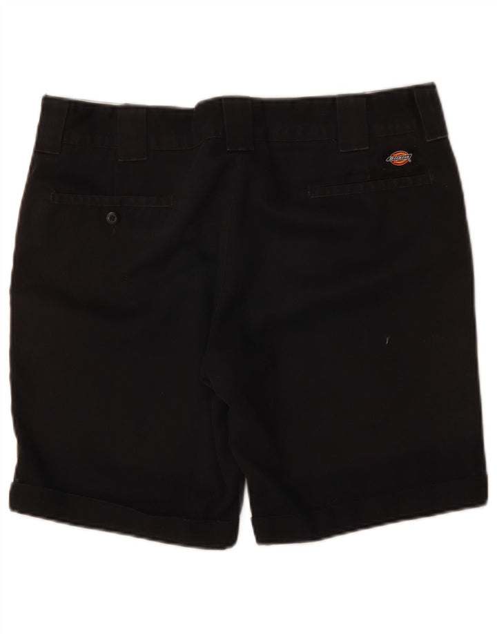 DICKIES Herren-Chinoshorts W34, Größe L, Schwarz, Baumwolle
