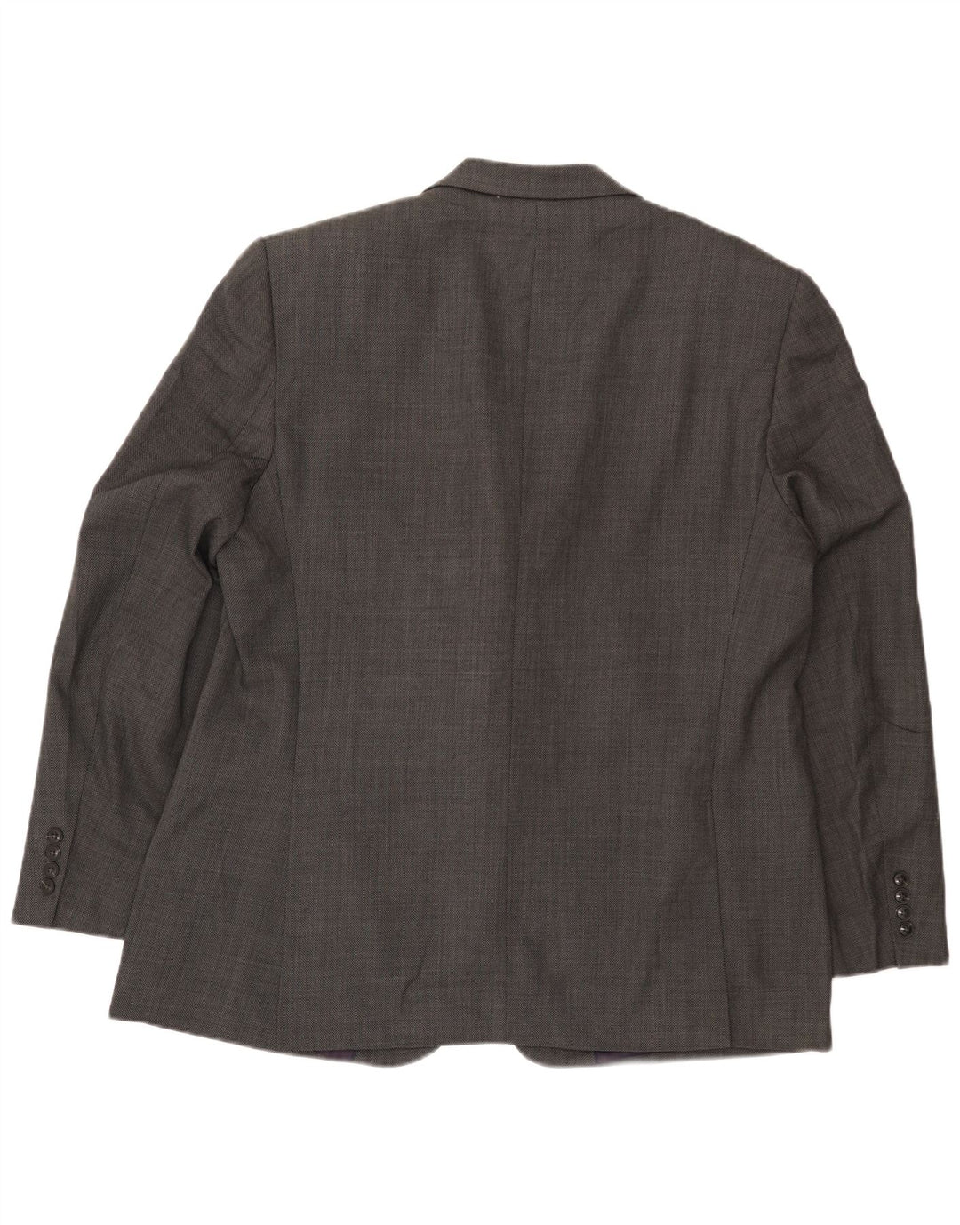 Marks & Spencer Herren-Blazer mit 2 Knöpfen, UK 46, XL, graue Wolle