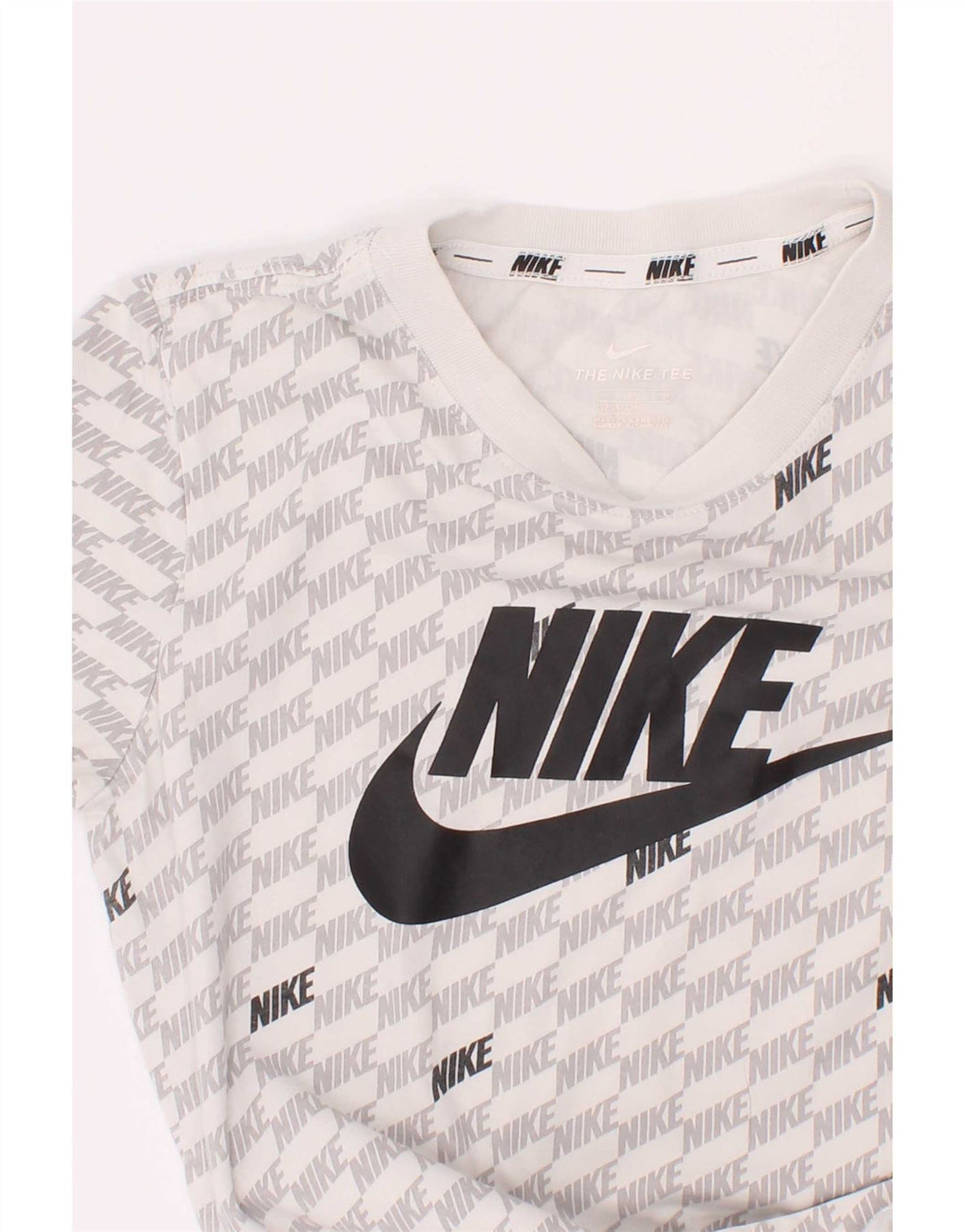 Nike Jungen T-Shirt mit Grafik, 10–11 Jahre, mittelweiß