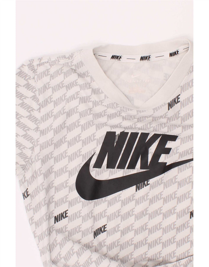 Nike Jungen T-Shirt mit Grafik, 10–11 Jahre, mittelweiß