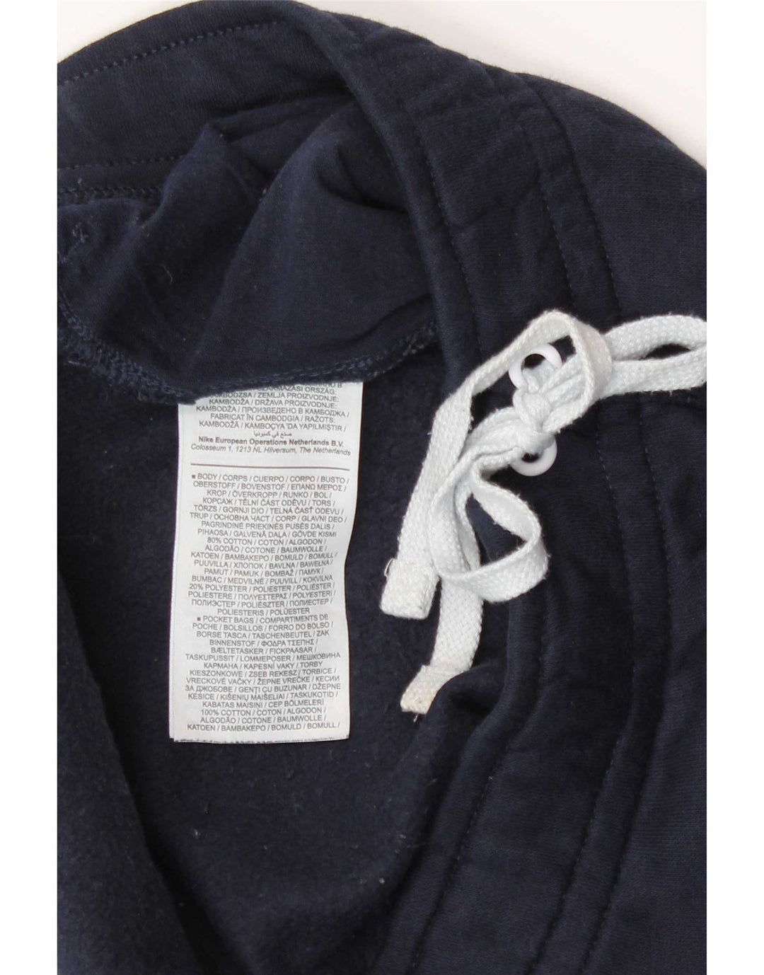 Nike Herren-Trainingshose, Jogginghose, Größe S, marineblau, Baumwolle