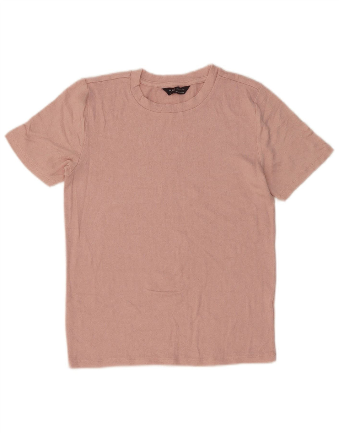 Marks & Spencer Damen T-Shirt Top UK 12 Mittelrosa