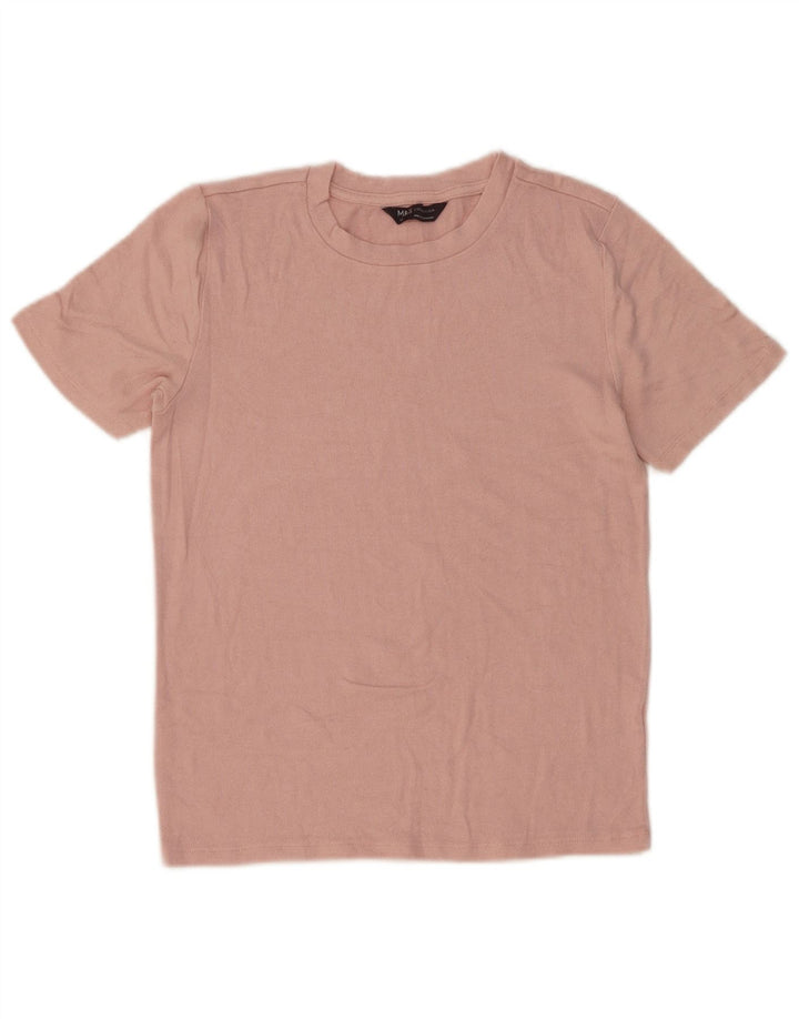 Marks & Spencer Damen T-Shirt Top UK 12 Mittelrosa