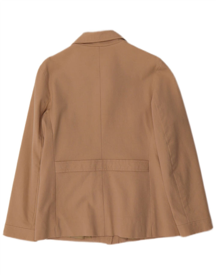 Gap Damen-Blazer mit 5 Knöpfen, Gr. 8, Beige, Baumwolle
