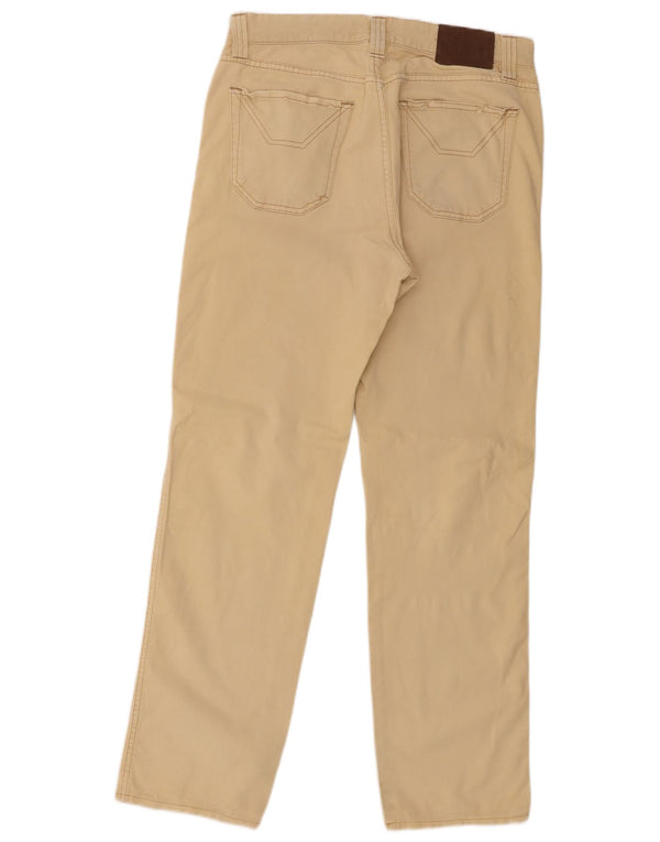 Jeckerson Herren gerade Freizeithose W32 L30 Beige Baumwolle