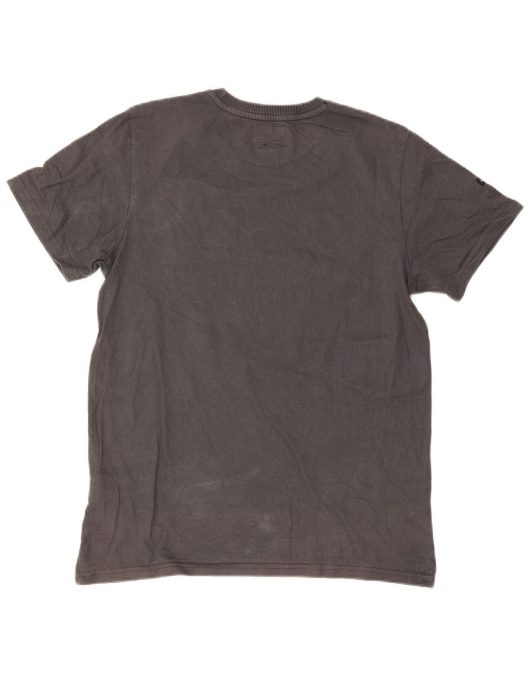 Superdry Herren Standard Graphic T-Shirt Top Large Grau Baumwolle