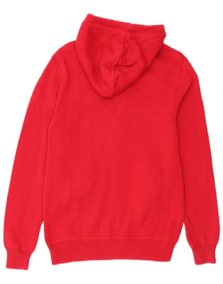Jack Wills Herren-Strickjacke mit Kapuze, klein, aus roter Baumwolle