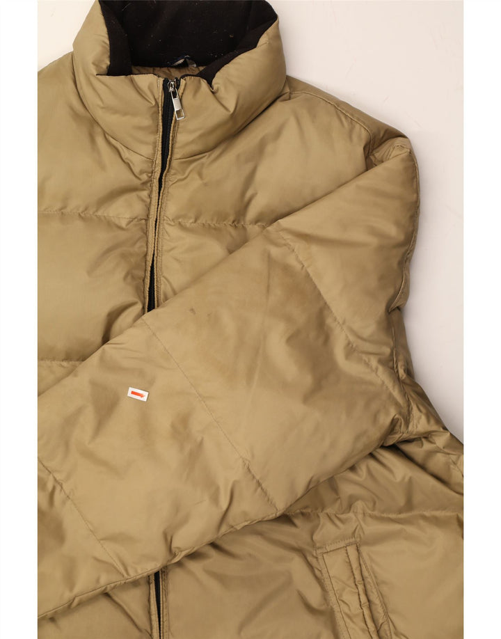 NANGAPARBAT Wattierte Herrenjacke IT 58 4XL Beige Polyester