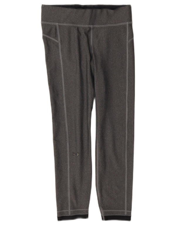 Under Armour Damen Crop Leggings UK 4 XS Grau Polyester