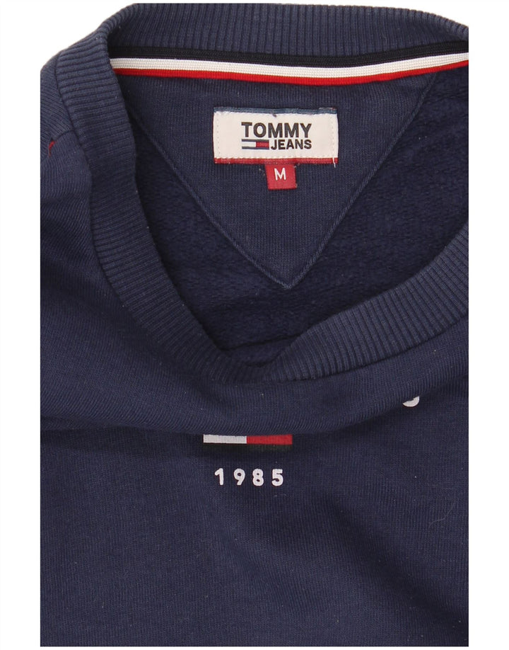 Tommy Hilfiger Damen-Sweatshirt mit Grafik, Gr. 14, mittleres Marineblau