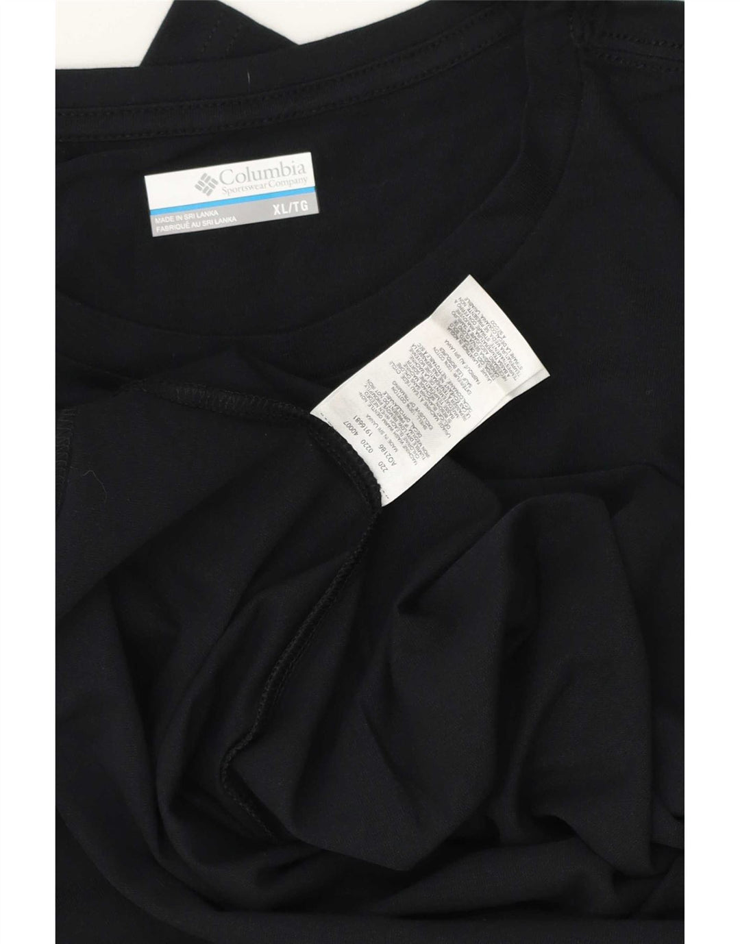 Columbia Herren Graphic Top Langarm XL Schwarz Baumwolle