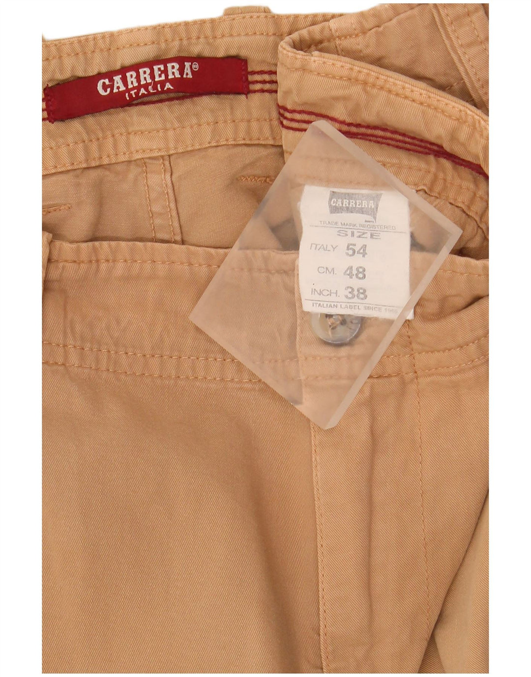 Carrera Herren Cargoshorts W38 XL Beige Baumwolle