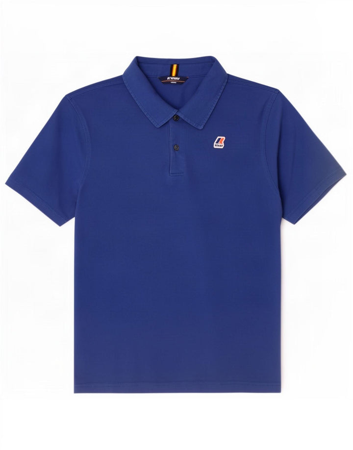 K-Way Poloshirt für Jungen, 15–16 Jahre, Größe L, Blau