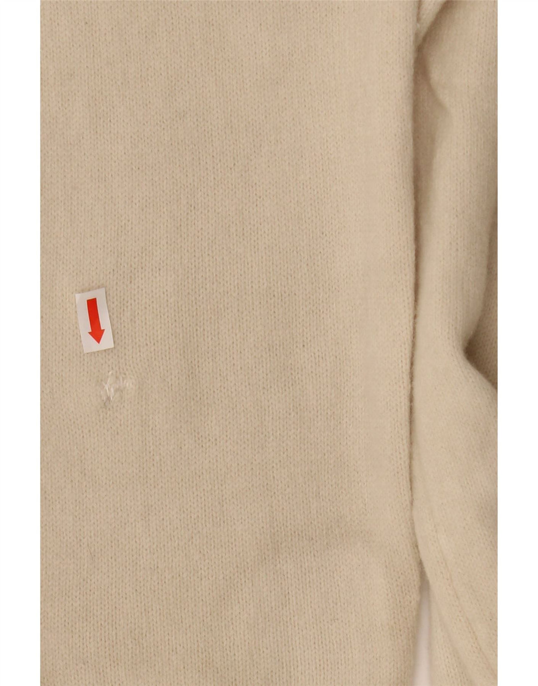 Hackett Herren-Pullover mit V-Ausschnitt, mittelbeige Wolle