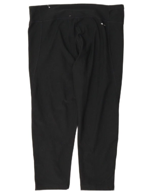 Adidas Damen Climalite Leggings UK 12/14 Medium Schwarz