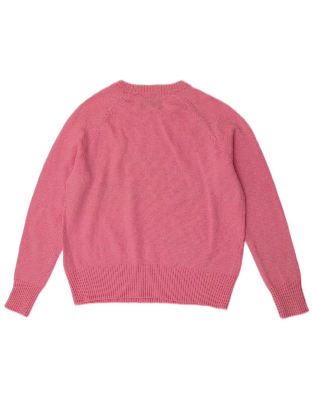 Superdry Damen-Pullover mit Rundhalsausschnitt, Gr. 14, Mittelrosa