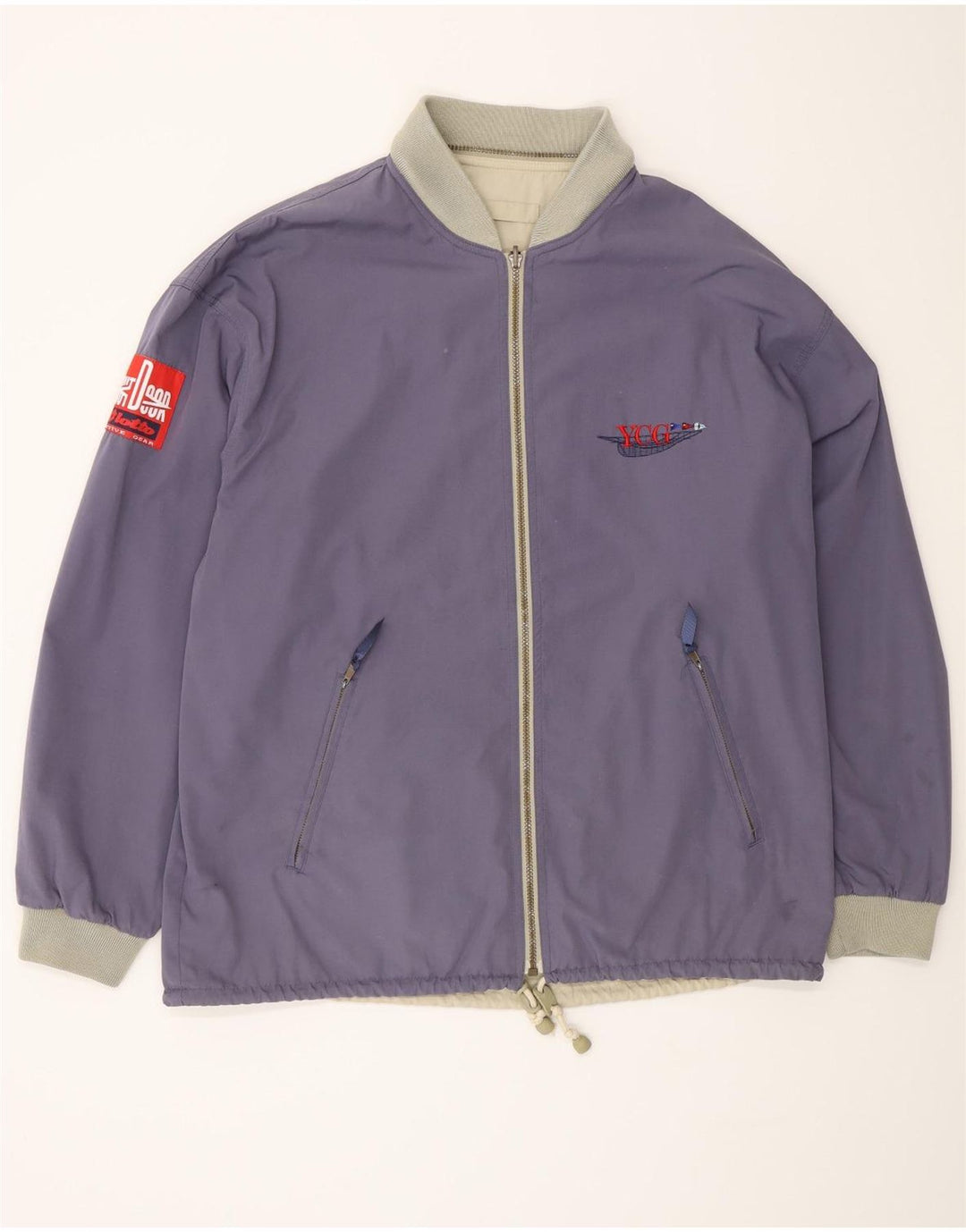 Lotto Herren Wendejacke UK 42 XL Lila Farbblock