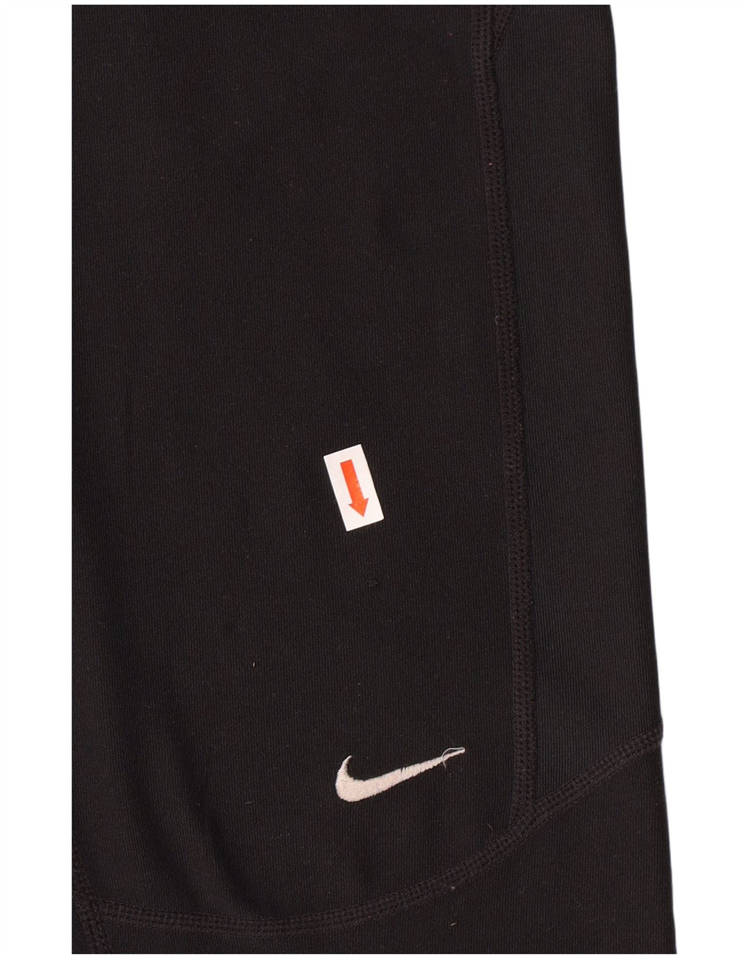 NIKE Damen Leggings UK 10 Small Schwarz Polyester